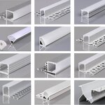 Aluminum LED Light Profile Manufacturer - Custom with PC Cover for Ceiling Lighting