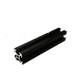EU-Standard Aluminum Extrusion Profile Supplier - 20 Series Silver Black Structural Bar