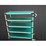 Anti Static Multi Tier Lean Tube Cart Supplier - with Wheels Workshop Tool Trolley
