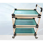Lean Management Anti Static Turnover Cart Manufacturer - Multi Tier Wheel Trolley for Storage