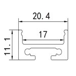 Aluminum LED Light Profile Manufacturer - Custom with PC Cover for Ceiling Lighting