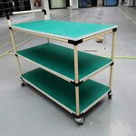 Antistatic Mobile Work Cart Supplier - Adjustable Material Handling Turnover Station