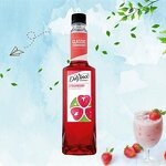 Strawberry Syrup Supplier - Flavored Bottle for Coffee Tea Shop