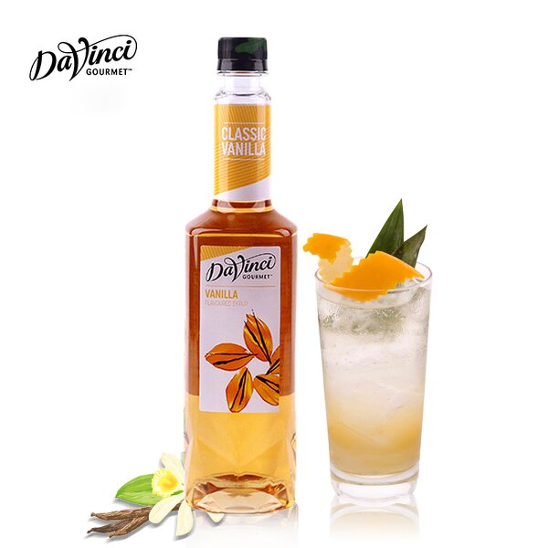 Vanilla Syrup Supplier - Da Vinci Concentrated Beverage 750ml