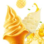 Soft Ice Cream Powder Supplier - Mango Mix 1kg Bag