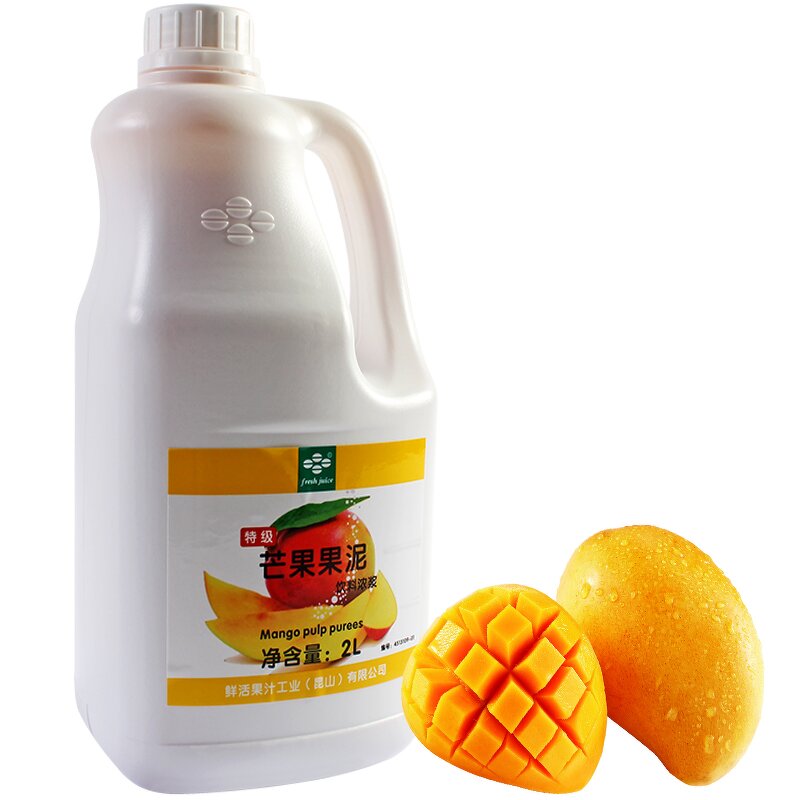Mango Purees Supplier - 2L Bottle for Milk Tea Ingredients