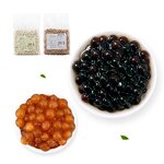 Tapioca Pearls Manufacturer - 1kg Big Black Golden Boba Ball Powder OEM