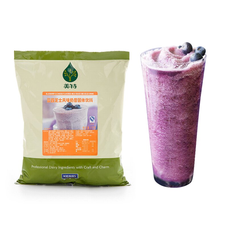 Blueberry Cheese Milkshake Powder Manufacturer - Dessert Shop Uses