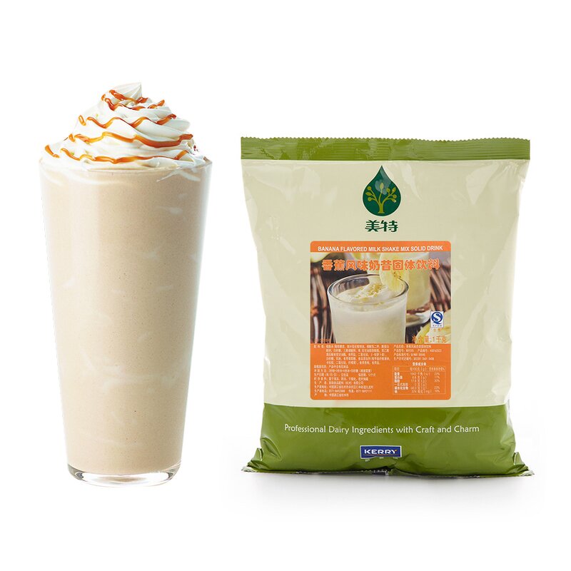 Strawberry Milk Shake Powder Supplier - KERRY Premium 1kg Bag