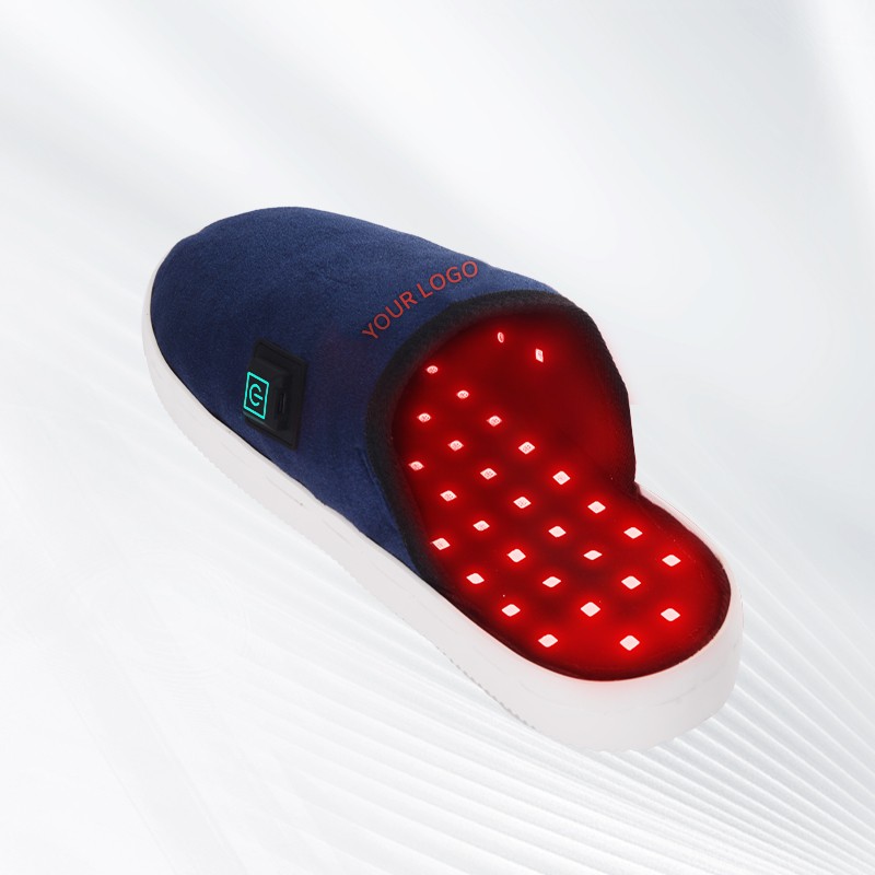 Blue/Black Shoes Customized Logo Led Light Therapy Machine With Adjustable Timer Red Near Infrared Light Therapy