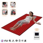 Portable Customizable Logo Single-Sided Red Infrared Physiotherapy Pad for Whole Body Home Use Red Light Therapy Blanket