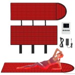 Desktop Double-Sided 660nm 850nm Red Light Therapy Blanket Mat Infrared Light Therapy Sleeping Bag for Body Pain Relief Feature