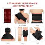 Family Medical Grade Pain Relief Physiotherapy Belt Red Light for Body Breast Customizable Wavelength/Logo for Gym Use