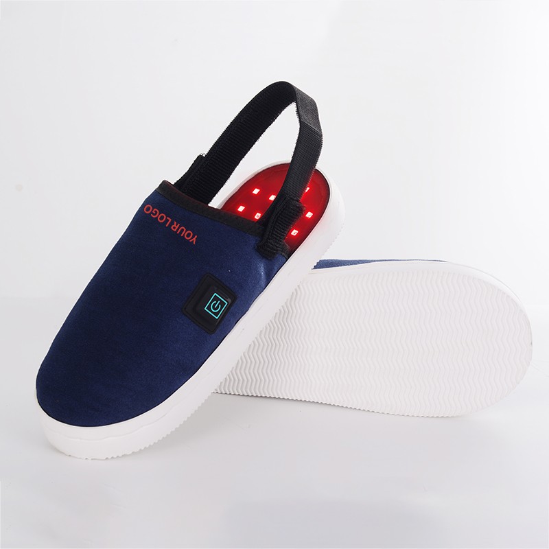 Kinreen Customized Logo Red Near Infrared Light Therapy Slipper With Strap