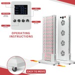 OEM/ODM 1500W全身面板理疗站红色红外线+肌肉酸痛缓解家庭使用
