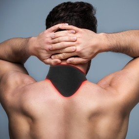 For kinreen KR64 Wrap Home Neck Belt with Red Infrared Lights (850nm & 660nm) for Neck/Throat Pain Relief-USB Powered