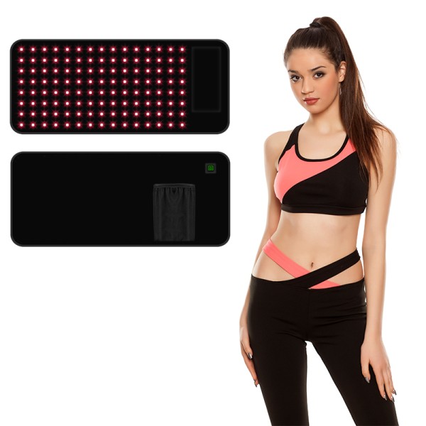 Personalized Logo Fitness Belt with Red Infrared Light Therapy for Comprehensive Body Treatment - Perfect for Gym