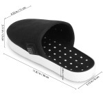 Similar Type Bulit-in Battery Red Light 660nm 850nm Infrared Light LED Light Therapy Blue Slipper for Foot Care