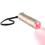 Kinreen Customized Logo and Wavelength Portable Mini Torch Red/Blue/Infrared Led Light Therapy Device for Pain Relief