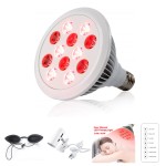 24W Red Near Infrared Light 660nm 850nm LED Light Therapy Lamp Red Light Therapy Device for Home Use