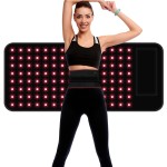 Personalized Logo Fitness Belt with Red Infrared Light Therapy for Comprehensive Body Treatment - Perfect for Gym