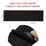 金林红光治疗Led治疗垫内置电池660nm 850nm 850nm家庭用疼痛缓解红色治疗带