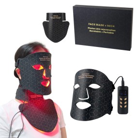 Portable Wireless Face Lift Led Facial Masks Red Light Therapy PDT Beauty Therapy 4 Colors LED Mask