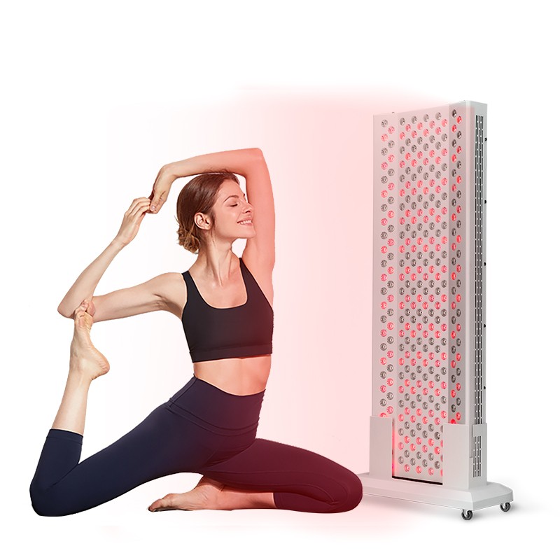 Kinreen 1500W Home Use Standing Physiotherapy Panel Customizable Red Infrared & Blue Whole Body Pain Relief