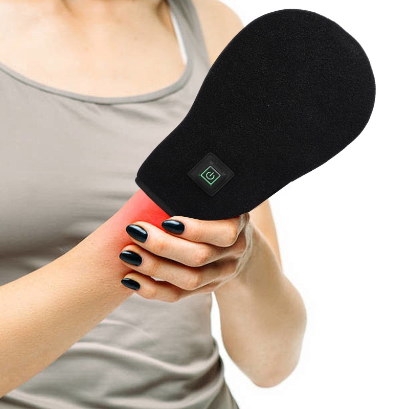 Smart Red LED Light Therapy Glove for Hands with Auto Shut off Timer