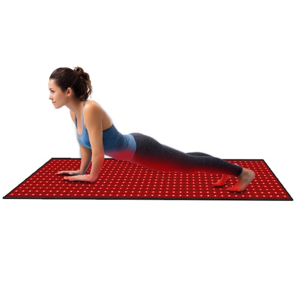 LED Light Therapy 660nm 850nm Single Mat Pain Relief Red Near Infrared Light Therapy Blanket for Full Body Use