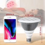 光子24W Led近红外照明灯泡疼痛缓解关节肌肉物理医疗远红色设备光治疗E27