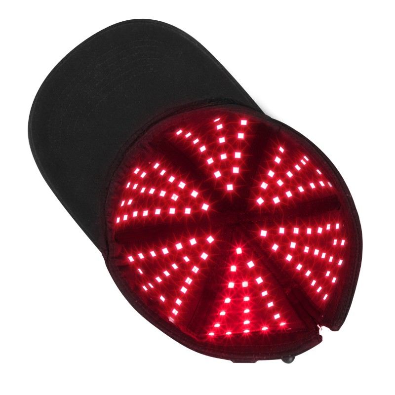 Home Use Customized Logo Red Light Therapy Cap with Remote Control & Pulse Setting for Brain Health