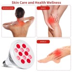 光子24W Led近红外照明灯泡疼痛缓解关节肌肉物理医疗远红色设备光治疗E27