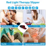 OEM/ODM Red 660nm 850nm Near Infrared Light Therapy Slipper for Pain Relief