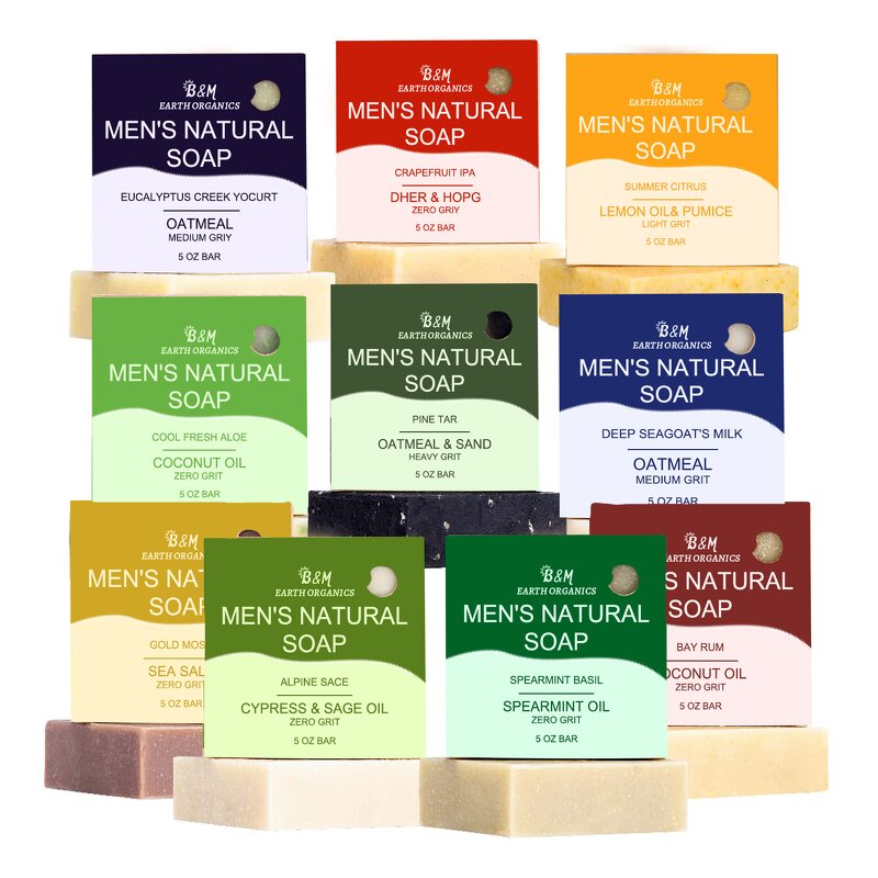 Mens Soap Supplier - Customized Packaging Organic Moisturizing