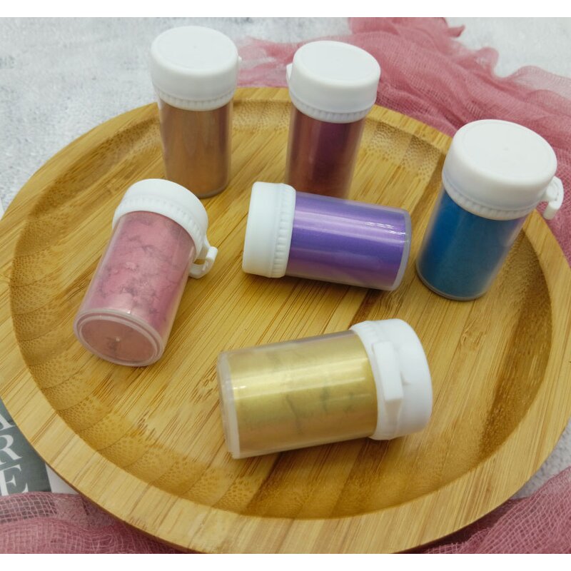 Blue Mica Powder Supplier - Edible Oil Soluble for Cake Baking Pearl Powder