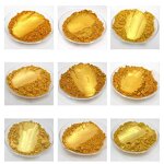 Gold Mica Powder Supplier - Large Particle Size OEM Customization for Cosmetics Coatings