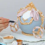 Blue Mica Powder Supplier - Edible Oil Soluble for Cake Baking Pearl Powder