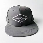 Trucker Hat Manufacturer - Custom Gray Hand Embroidery Mesh Cap