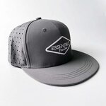 Trucker Hat Manufacturer - Custom Gray Hand Embroidery Mesh Cap