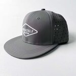 Trucker Hat Manufacturer - Custom Gray Hand Embroidery Mesh Cap