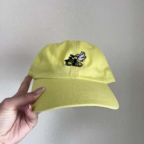 Dad Hat Manufacturer - Custom Yellow 6-Panel Baseball Dad Hat