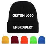 Beanie Manufacturer - Custom Logo Winter Knitted Beanie Hat