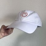 Dad Hat Manufacturer - Custom Smiley Face Embroidered Dad Hat