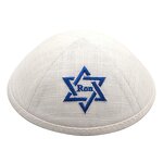 Kippah Manufacturer - Custom Embroidery Suede Linen Kippah Supplier