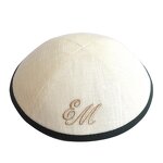Kippah Manufacturer - Custom Embroidered Linen Cotton Kippah