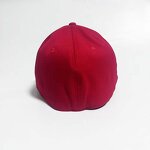 Baseball Cap Manufacturer - Custom 6-Panel Curved Brim Red Snapback