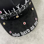 Baseball Cap Manufacturer - Custom 5-Panel Suede Rhinestone Cap
