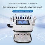9 in 1Multi-functional Dermabrasion Oxygen Jet Hydro Facial Aqua Peel Machine