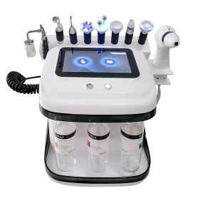 9 in 1Multi-functional Dermabrasion Oxygen Jet Hydro Facial Aqua Peel Machine